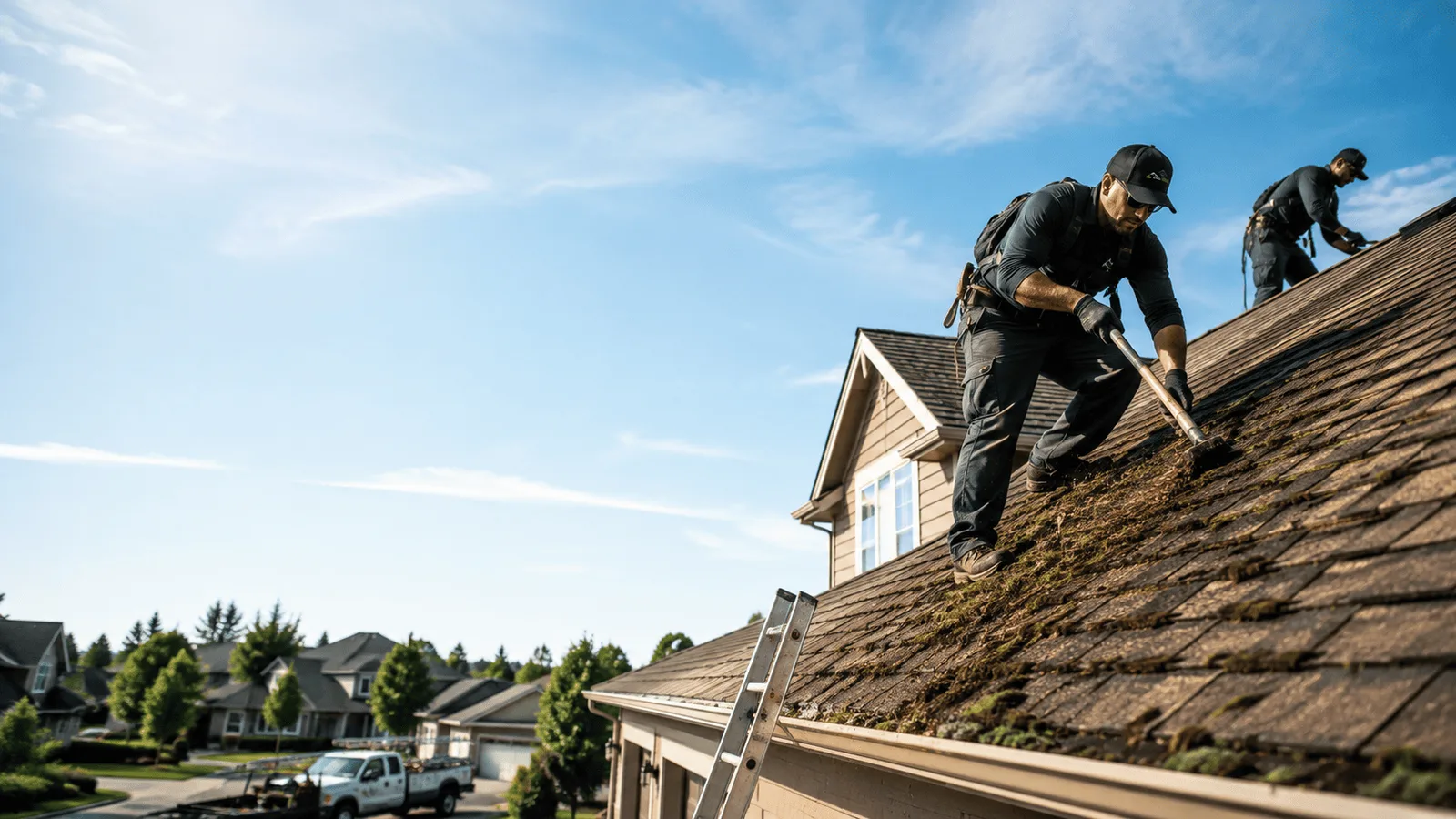 Roof Moss Removal in Tatums, OK near me
